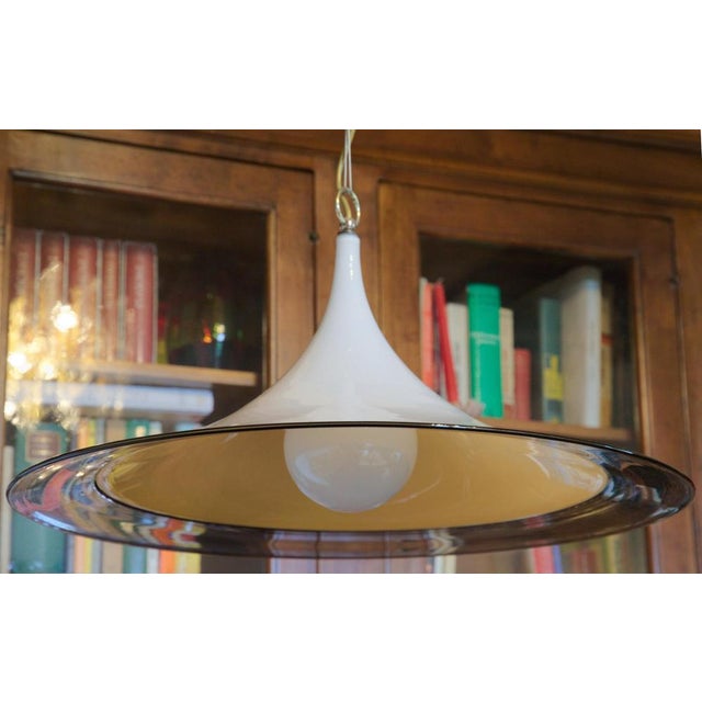 Opal Layered Amber Lamp by Lino Tagliapietra for Effetre, 1980s For Sale - Image 14 of 18