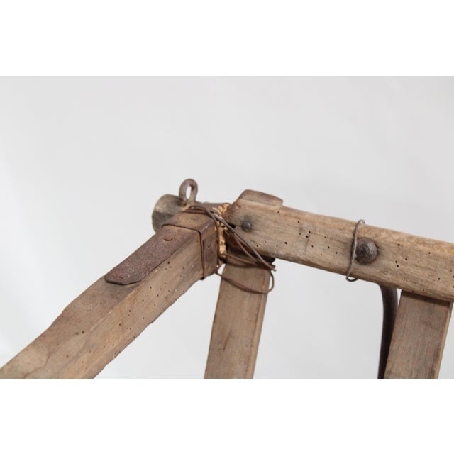 Farm Cart Vintage European Wagon 49 X 29 X 49 For Sale - Image 14 of 15