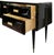 Italian Black Varnished Sideboard in the style of Vittorio Dassi, 1950s For Sale - Image 4 of 8