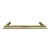 Elegant 19th Century Brass Fireplace Fender For Sale