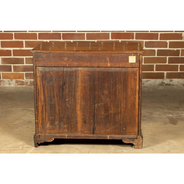 Campaign English 19th Century Walnut Campaign Butler's Desk with Three Drawers For Sale - Image 3 of 12