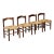 Rustic French Mid-Century Modern Dining Chairs, Style of Charlotte Perriand For Sale