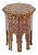 Royal Bone Inlaid Teak Wood Table For Sale