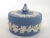 Wedgwood Blue Jasperware Round Trinket Box & Lid For Sale - Image 11 of 11