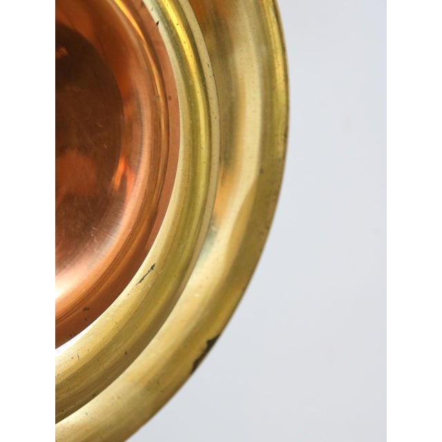 Mid-Century Modern Cascading Wall Lamp in Brass and Copper, 1950s For Sale - Image 11 of 18