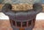 Large Antique English Oak and Brown Leather Office Chair, 1830 For Sale - Image 10 of 14