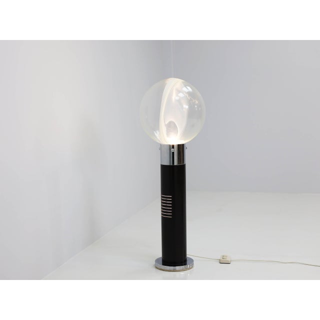 Large Blown Glass Membrana Floor Lamp attributed to Toni Zuccheri for Venini, Italy, 1968 For Sale - Image 11 of 11