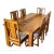 Custom Teak Dining Set For Sale