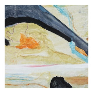 "Inyo County" Abstract Landscape Painting by Laurie MacMillan For Sale