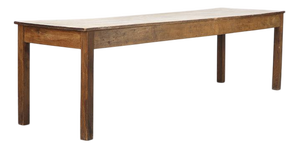 Large Antique Oak Farmhouse Dining Table