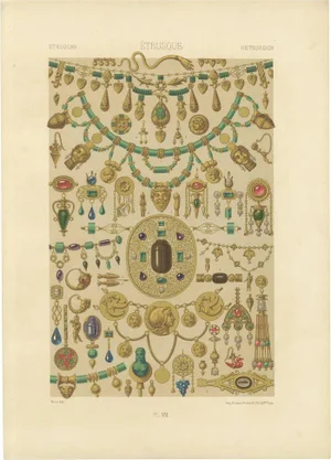 Firmin-Didot after Albert Racinet, VII of L’Ornement Polychrome, 1869, Paper
