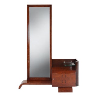 Art Deco Dressing Mirror by De Coene, Belgium, 1930s For Sale