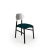 Bokken upholstered chair, black & silver, ottanio by colé italia with bellavista/piccini dimensions: h 81.7 d 49 w 53.5 cm...