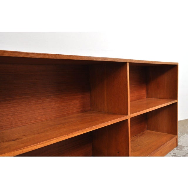 Vintage Oak Bookcase, 1930s For Sale - Image 6 of 10