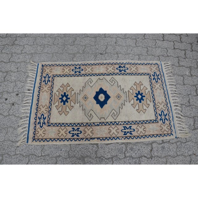 Art Deco Decorative Handmade Anatolian Carpet For Sale - Image 3 of 11