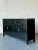Wood Vintage Asian Black Lacquered Credenza For Sale - Image 7 of 7