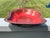 19th C. Red + Gilt and Green Toleware Serving Bowl - Paint Decorated - 12.75" For Sale - Image 6 of 12
