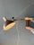 Vintage Swivel Arm Wall Lamp with Brown Shade from Dijkstra For Sale - Image 6 of 13