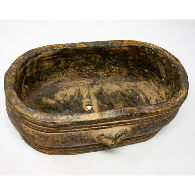 Brown Terra Cotta Lion Head Gardenieres-Set of 3 For Sale - Image 8 of 13