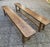 1950s Rustic Oak Farmhouse Bench, 1950s For Sale - Image 5 of 18
