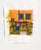 Bright and expressive interior scene in a cubist style with a warm and bright color palette of orange, green, blue, and a...