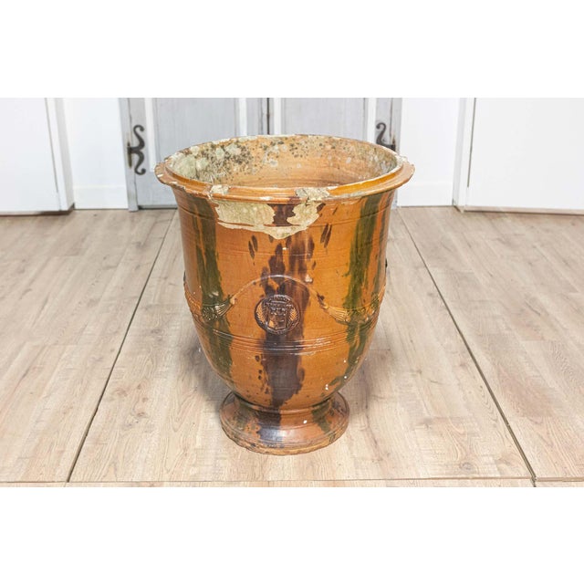 This exceptional 19th-century Anduze vase, crafted in the Provence region of France around 1890, is a timeless example of...