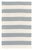 Dash & Albert Dash & Albert by Annie Selke Catamaran Stripe Light Blue/Ivory Indoor/Outdoor Rug, 7' 6" x 9' 6" For Sale - Image 4 of 4