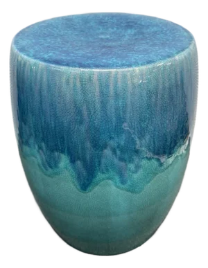 Ombre Ceramic Garden Stool