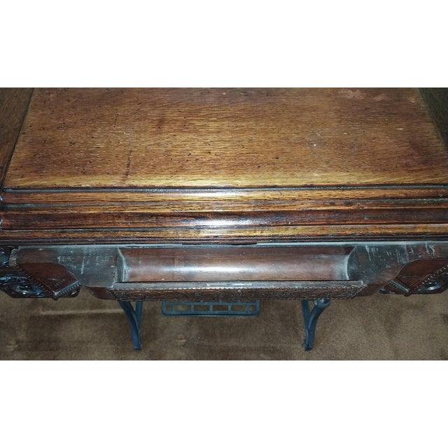Brown Mid 19th Century Wheeler & Wilson Sewing Machine Table For Sale - Image 8 of 18