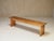 Vintage Wooden Bench, 1960s For Sale - Image 4 of 10