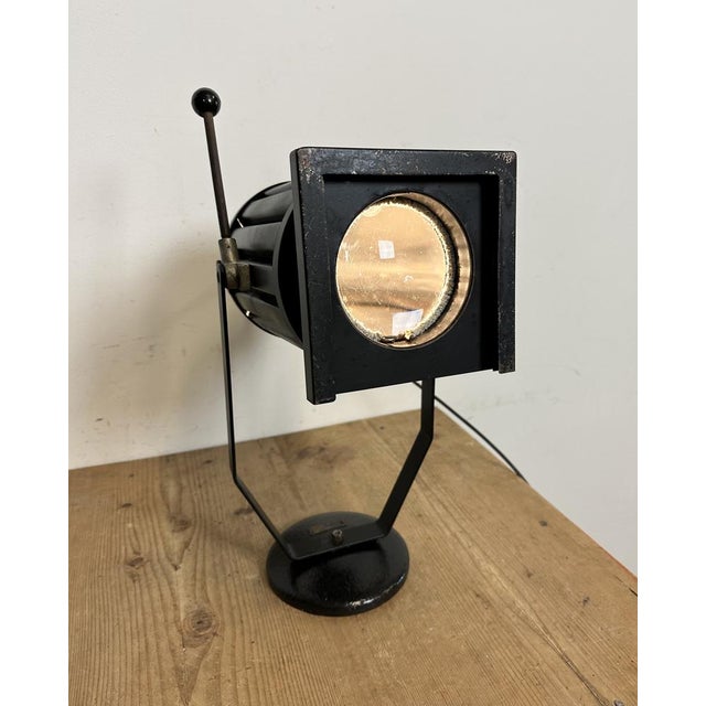 Vintage Black Theatre Spotlight Table Lamp, 1960s For Sale - Image 18 of 18