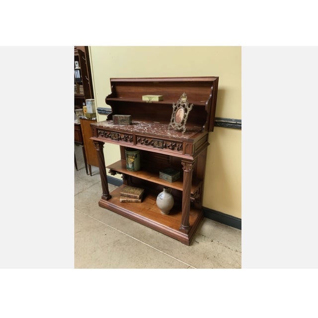 Antique Neo-Gothic Credenza, 1880 For Sale - Image 9 of 12