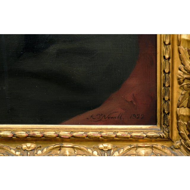 Textile Portrait of Franklin Atwood Park, Vp of Singer Mfg. Co. By Arthur Trevethin Nowell For Sale - Image 7 of 11