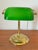 Metal Classic Green Emeraldite Shade Bankers Lamp For Sale - Image 7 of 8