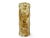 Late 20th Century Modern Cylinder Bamboo Design Carved Solid Onyx Stone Vase For Sale - Image 4 of 11