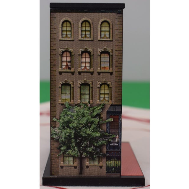 Traditional The "21" Club East 52nd Street BLDG Desktop Wood Box Model For Sale - Image 3 of 14