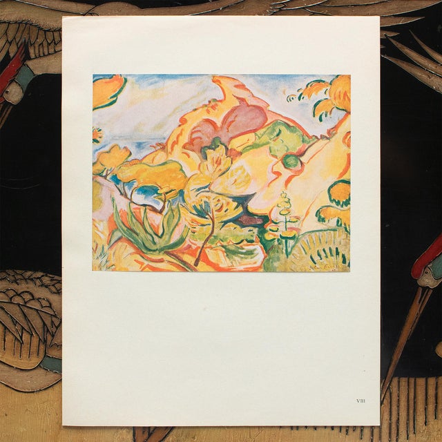 1950 After Othon Friesz "La Ciotat", German Edition Offset Lithograph For Sale - Image 4 of 8