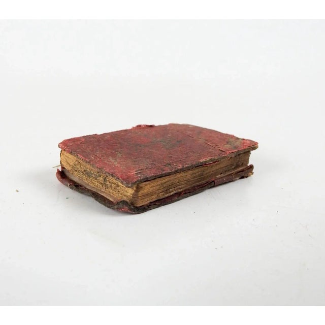 Mid 19th Century Antique Tiny Red Book of Bible Verses For Sale - Image 5 of 7
