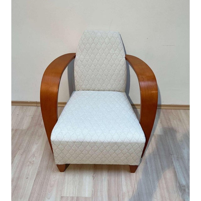 Modern Spanish Club Chair in Beech and Plywood, 1990s For Sale - Image 3 of 18