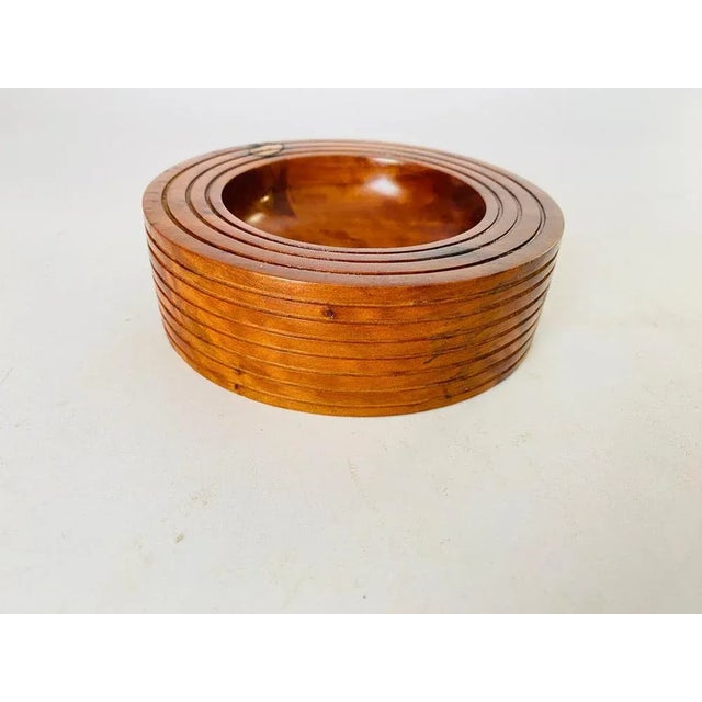 Wood Ashtray in Brown Color, France, 1970s For Sale - Image 6 of 9