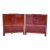 1960s Vintage Ming Style Carved Mahogany Twin Headboards - a Pair For Sale