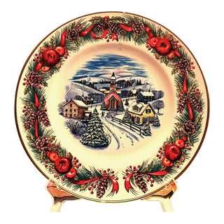 Lenox Holiday Village Collector Plate For Sale