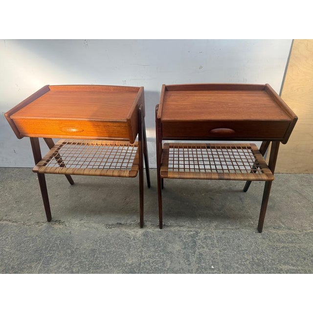 Mid-Century Danish Nightstands by Søren Rasmussen, 1960s, Set of 2 For Sale - Image 18 of 18