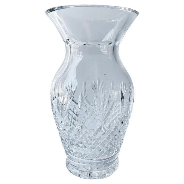 Killarney Clear Crystal Table Vase by Waterford For Sale - Image 10 of 10
