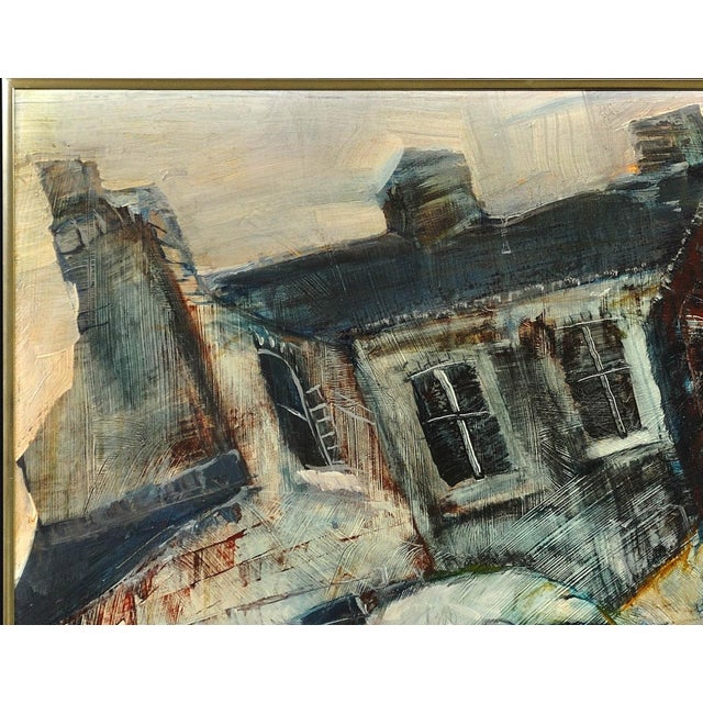 1970s Paul Waplington, Knocked Out, 1970s, Mixed Media Painting, Framed For Sale - Image 5 of 18