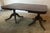 19th Century English Mahogany Double Pedestal Extending Dining Table For Sale - Image 9 of 11