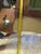 Early 20th Century Vintage Painted Farmhouse Kitchen Hutch With Glass Doors For Sale - Image 5 of 8