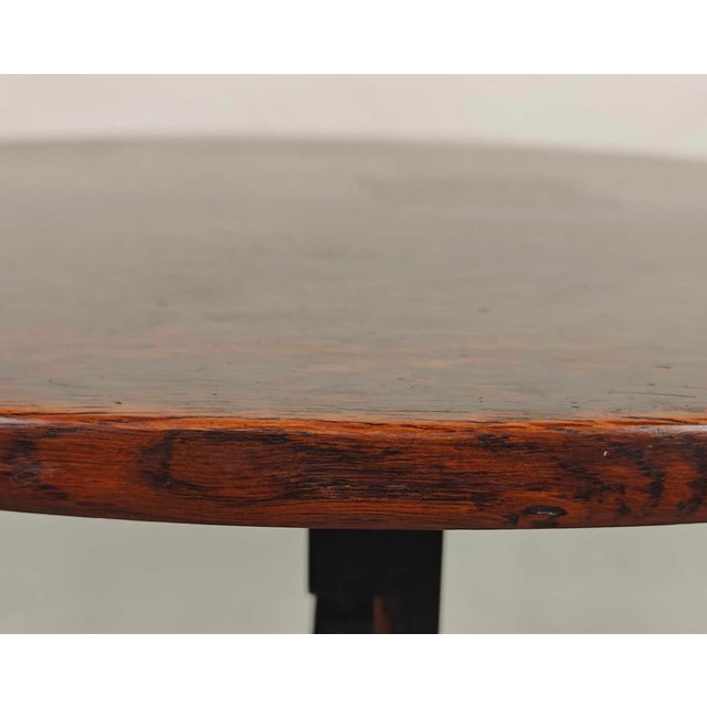 1900 - 1909 Victorian Tilt Top Table in Oak, 1900 For Sale - Image 5 of 14