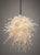 Italian Large Vintage Murano Hand Blown Glass Chandelier, Italian Modern Lighting For Sale - Image 3 of 18