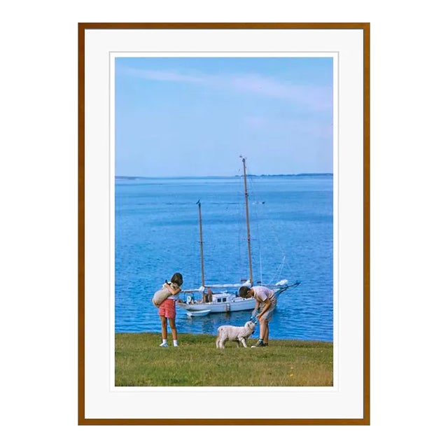 A Summer Yachting Trip 1958 by Toni Frissell Brown Framed For Sale